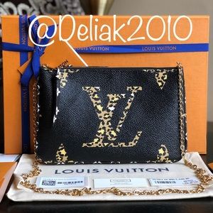 NEW Louis Vuitton Jungle Pochette Double Zip 😍
